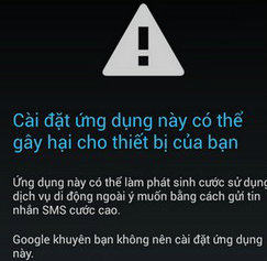 Lừa tiền người dùng từ ứng dụng trên smartphone